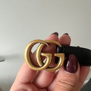 Skinny Gucci belt